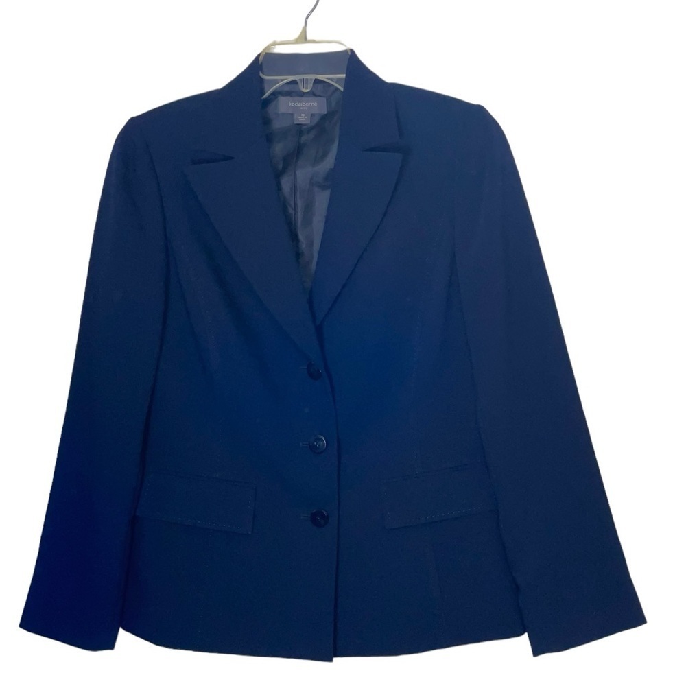Liz Claiborne blue blazer. Size 10 GUC - Picture 1 of 7